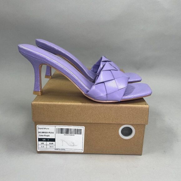 Mhuire Women's Size 8 Square Toe Heels - Picture 1 of 12